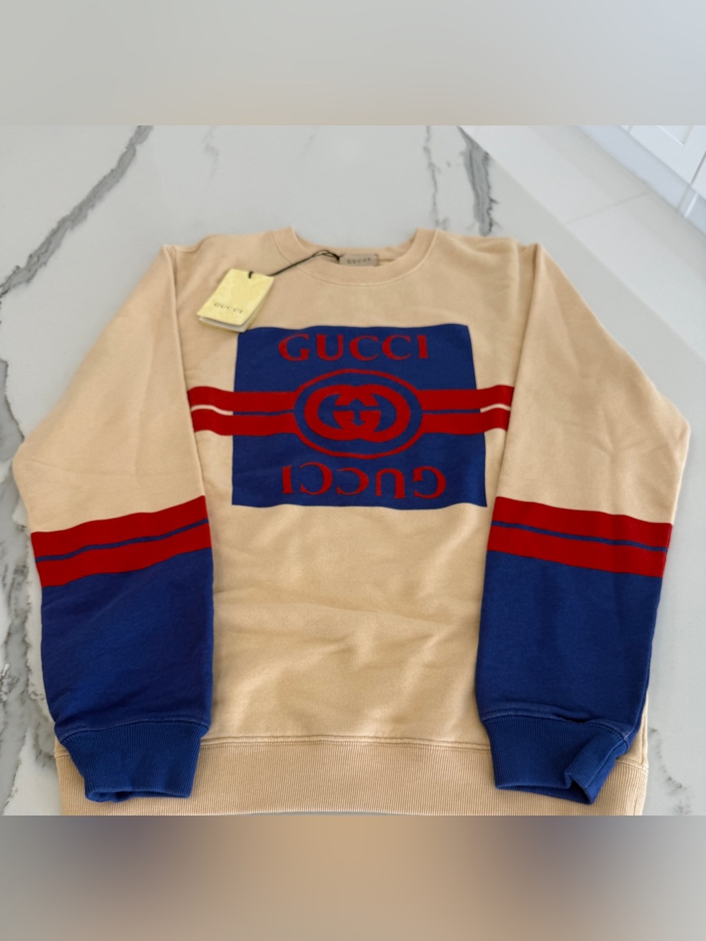 Gucci Logo Print Sweatshirt - Picture 2 of 8